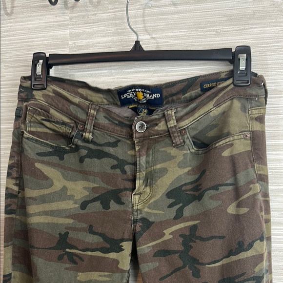 Lucky Brand Camouflage Jeans Charlie Super Skinny 10/30 - Picture 3 of 13
